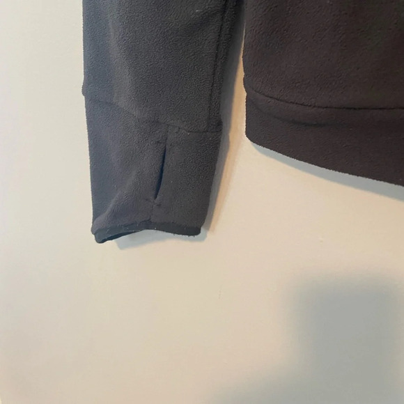 Women’s Adidas fleece zip-up sweater black size XS - Picture 6 of 9